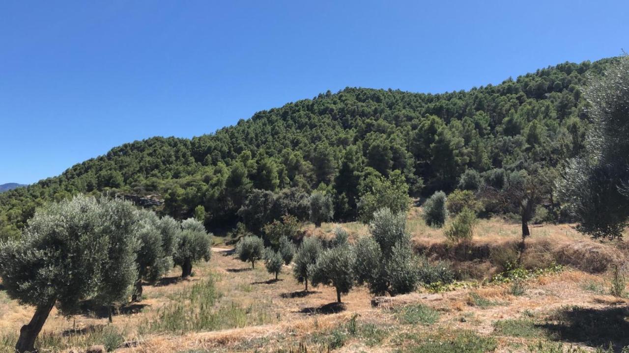 Masia Mas De La Creu Valderrobres Buitenkant foto