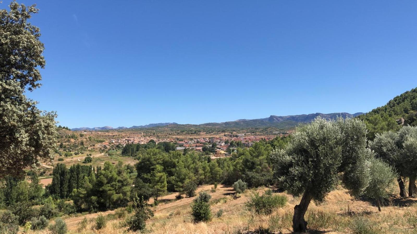 Masia Mas De La Creu Valderrobres Buitenkant foto