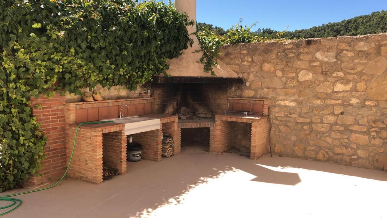 Masia Mas De La Creu Valderrobres Buitenkant foto